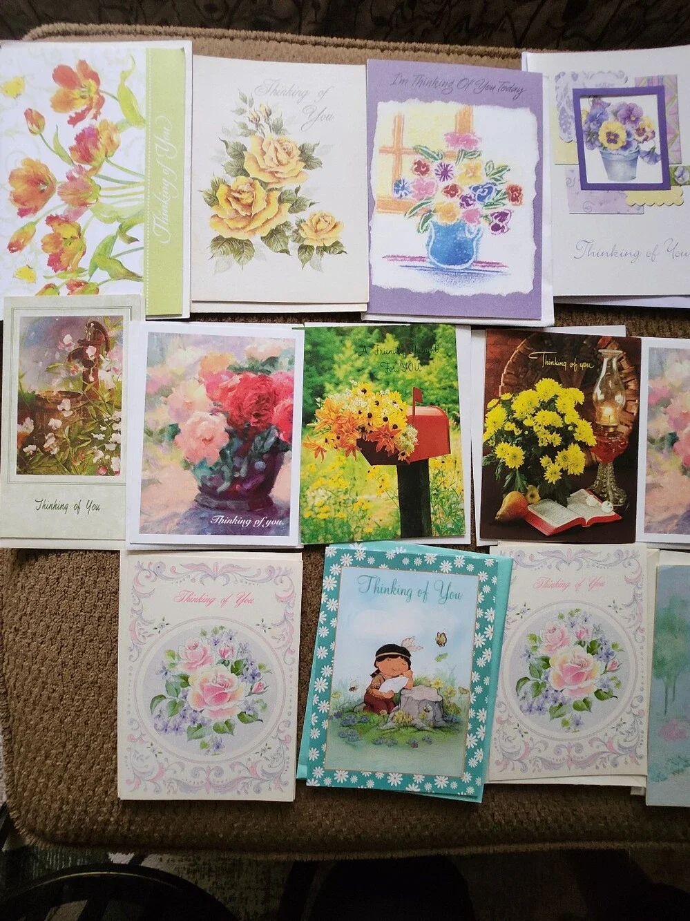 ThinkingOfYou Cards with Envelopes Lot Of 20